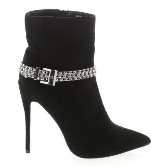 Venus Women Black Ankle Boots US 6.5 - Picture 1 of 10